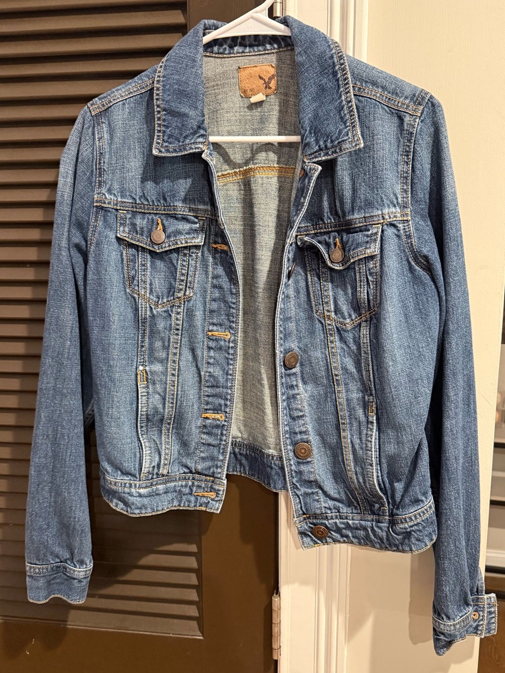 American Eagle Outfitters Light Blue Denim Jacket